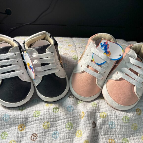 NWT, 2 pair of Girls Adorable size 3 shoes. - Picture 1 of 5